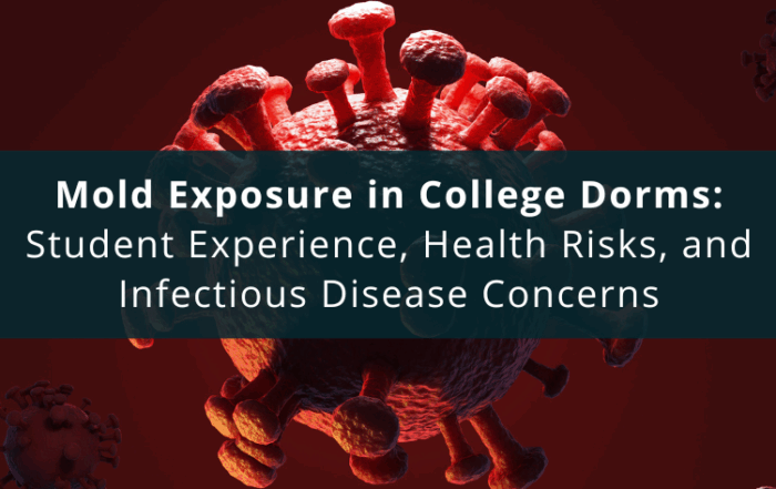 Mold Exposure in College Dorms: Student Experience, Health Risks, and Infectious Disease Concerns