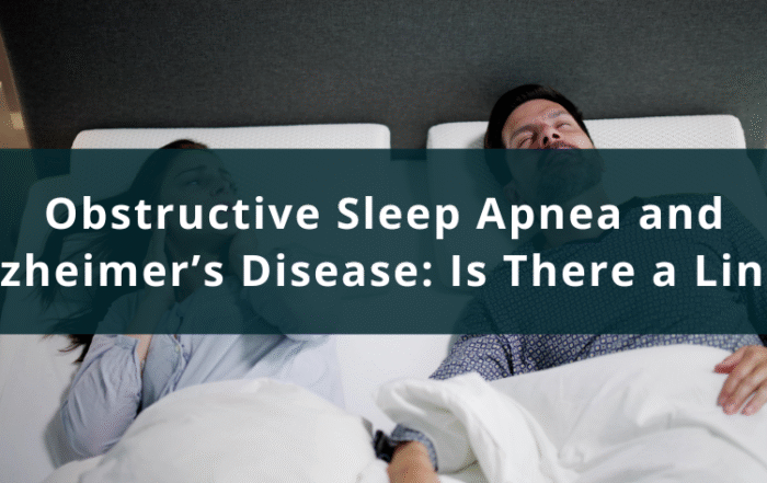 Obstructive Sleep Apnea and Alzheimer’s Disease